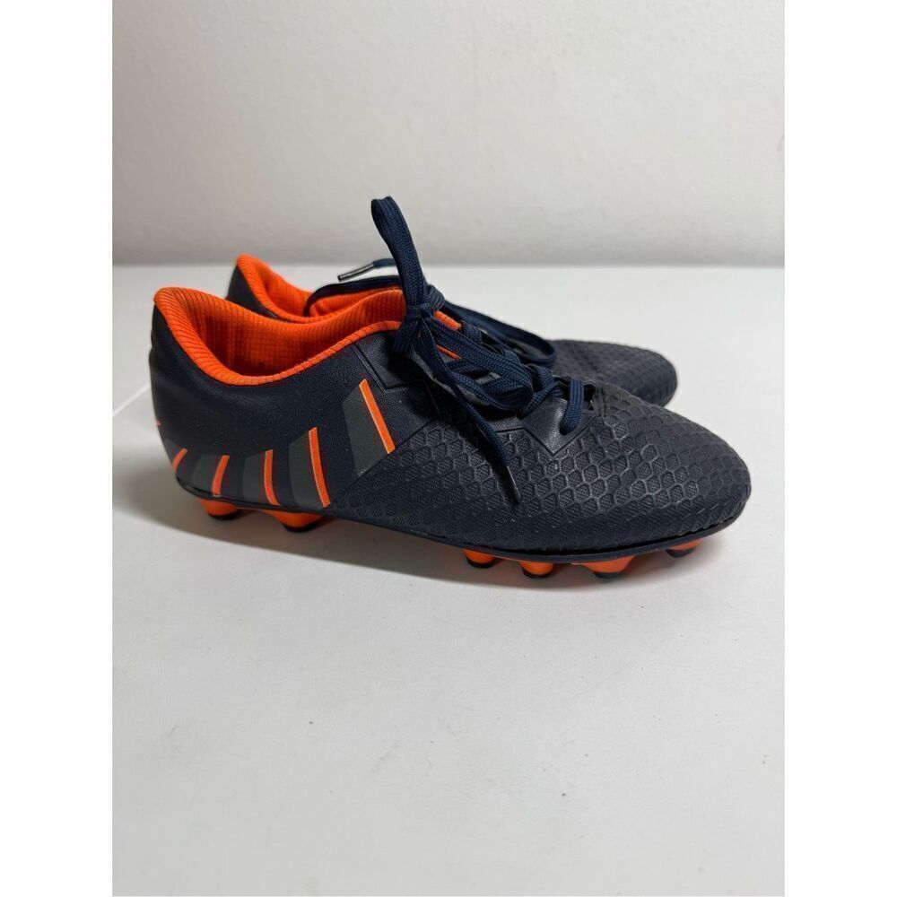 Hawkwell Soccer Cleats Children’s Size 3,5 Navy Orange Lace Up